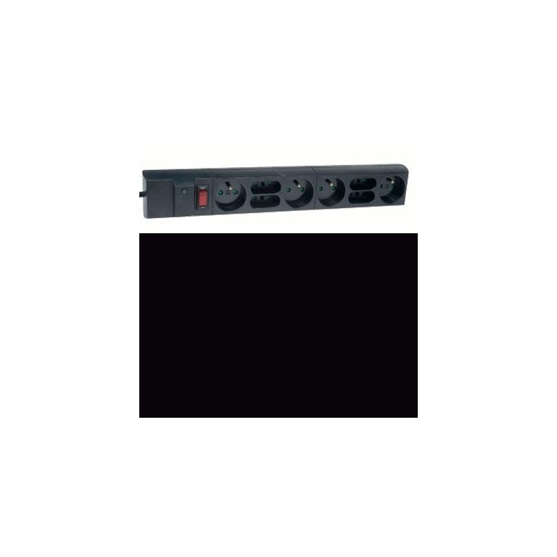 image: Bloc multiprises X8 avec protections image: Bloc multiprises X8 avec protections