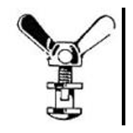 Vis papillon pour antenne CB DV27