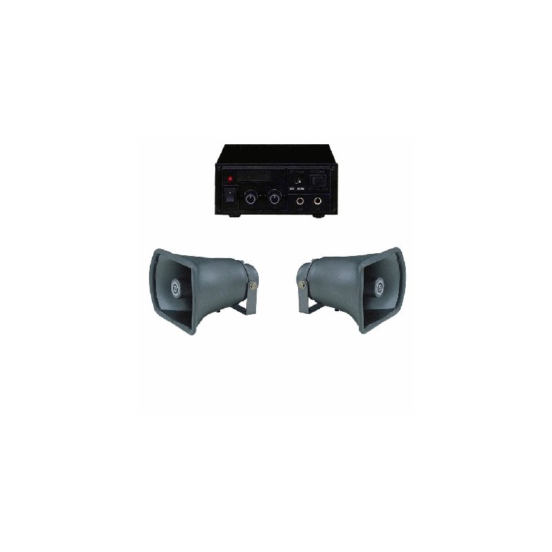 image: Amplificateur Public Adress 30 W 12Volt & 220V Usage exterieur image: Amplificateur Public Adress 30 W 12Volt & 220V Usage exterieur