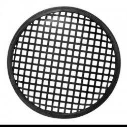 image: GRILLE METALLIQUE POUR ENCEINTE 8" - NOIR