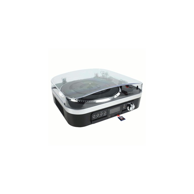 image: Platine Vinyl USB / PC avec Haut-Parleurs image: Platine Vinyl USB / PC avec Haut-Parleurs