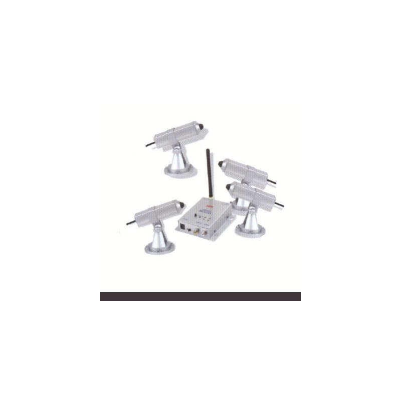 image: PACK VIDEO 4 CAMERAS COULEUR 2,4 GHZ image: PACK VIDEO 4 CAMERAS COULEUR 2,4 GHZ