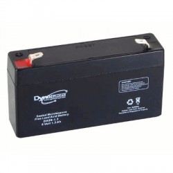 image: Batterie ACIDE-PLOMB 6V-1.3Ah 98x25x56mm