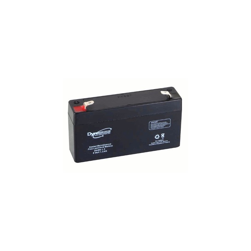 image: Batterie ACIDE-PLOMB 6V-1.3Ah 98x25x56mm