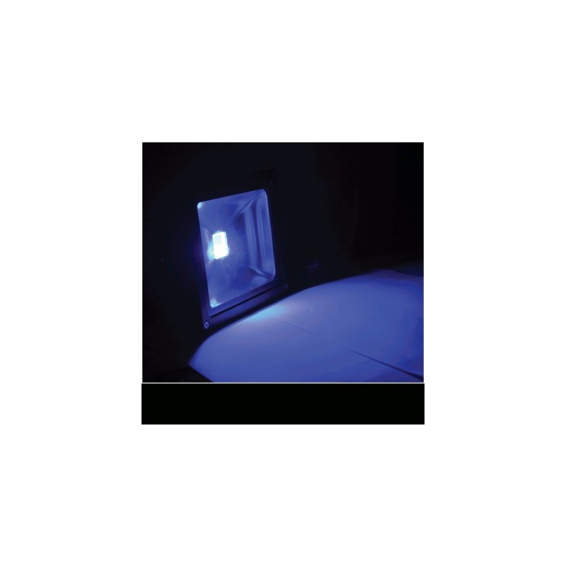 image: Projecteur LED 20W Couleur BLEU étanche & alu image: Projecteur LED 20W Couleur BLEU étanche & alu