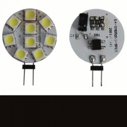 image: AMPOULE A ECONOMIE D`ENERGIE G4 À LED 9 X LED 5050 - 1.8W/12 V