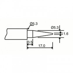 image: PANNE DE RECHANGE POINTE 1 pour VTSSC10N-20N-30N-40N