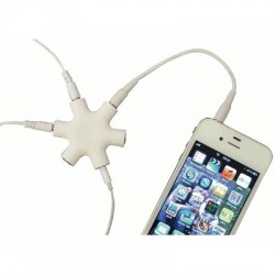 image: Répartiteur Audio 5 Voies pour iPod, iPhone, iPad & Lecteurs MP3