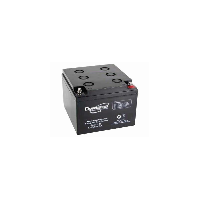 image: Batterie ACIDE-PLOMB 12V-26Ah 165x174.5x125mm