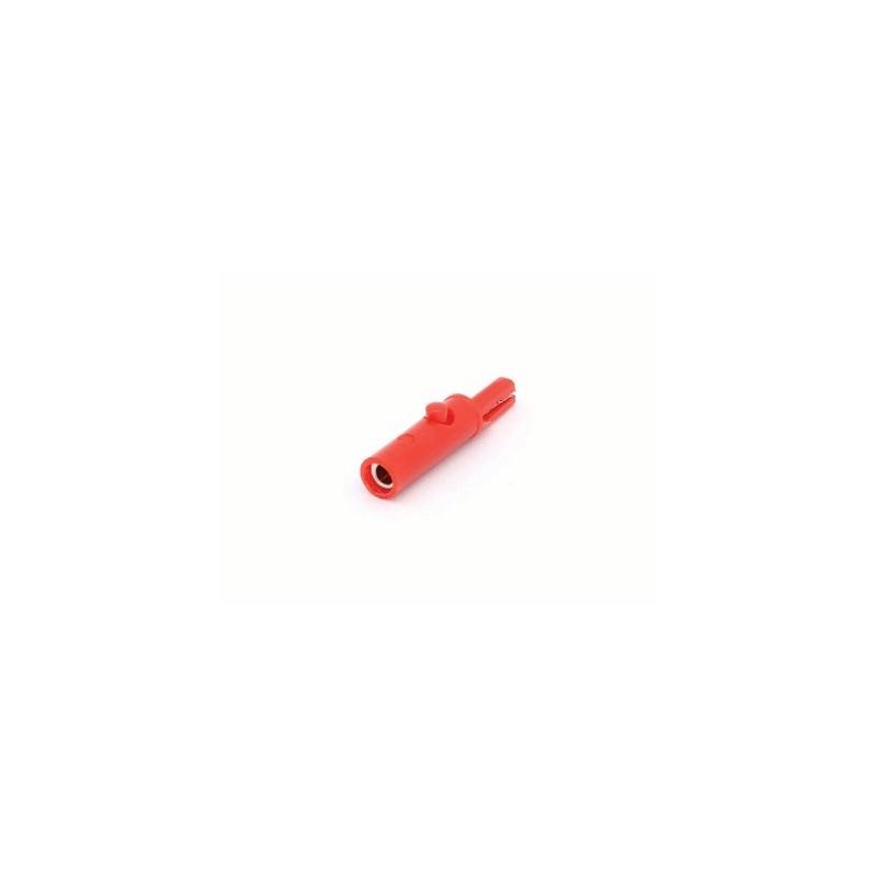 image: PINCE CROCODILE ISOLEE 4mm A BOITIER RIGIDE 53mm - ROUGE image: PINCE CROCODILE ISOLEE 4mm A BOITIER RIGIDE 53mm - ROUGE