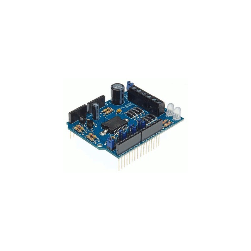 image: ARDUINO® MOTOR & POWER SHIELD POUR ARDUINO® (à monter)