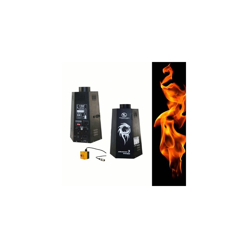 image: PROJECTEUR DE FLAMME DMX512 - DRAGON TOWER image: PROJECTEUR DE FLAMME DMX512 - DRAGON TOWER