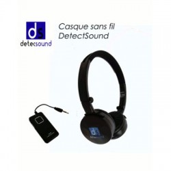 image: Casque sans fil audio UNIVERSEL pliable DetecSound