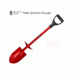 image: Pelle black ada à pieds Spartan rouge