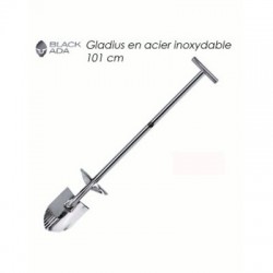 image: Pelle Black Ada Gladius en acier inoxydable 101 cm