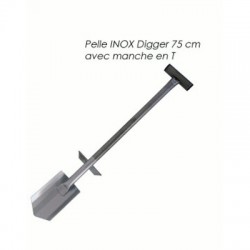 image: Pelle Digger Inox (RVS) en T 75 cm