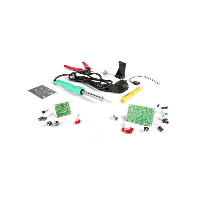 Kit dAssemblage Electronique de Lumière RVB Colorée avec Télécommande 3D Cube Kit dElectronique de Bricolage à LED pour Projet de Formation de Soudure Electronique Kit dElectronique LED