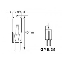 240V 120W Lampe GY6.35