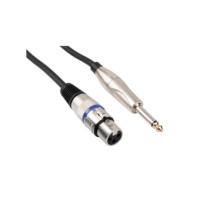 Câble Audio Jack 6.35 Mâle XLR Male 3m Micro / Microphone (vendeur  Français)