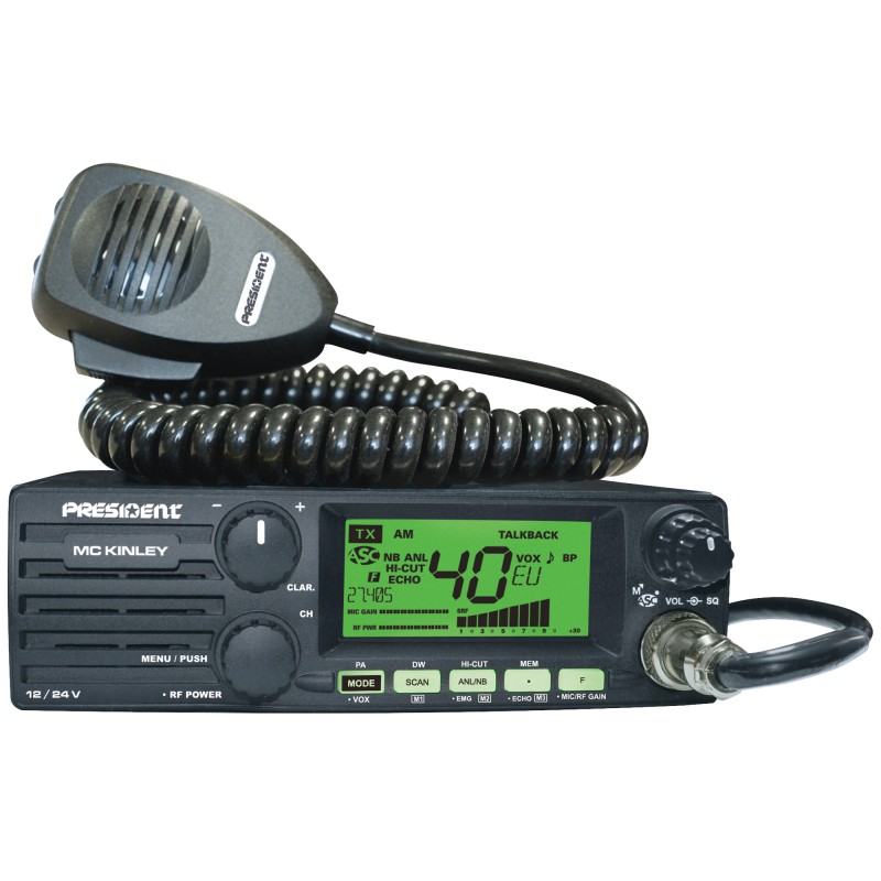 RADIO CB PRESIDENT MC KINLEY ASC AM/FM/BLU