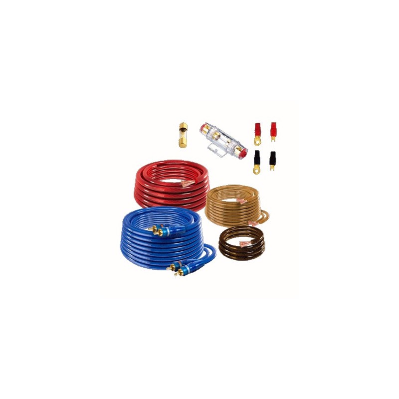 image: Kit Cablage Ampli Auto 800W image: Kit Cablage Ampli Auto 800W